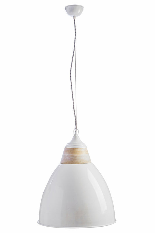 Latham Large White Bell Shaped Pendant Light - Skandi London