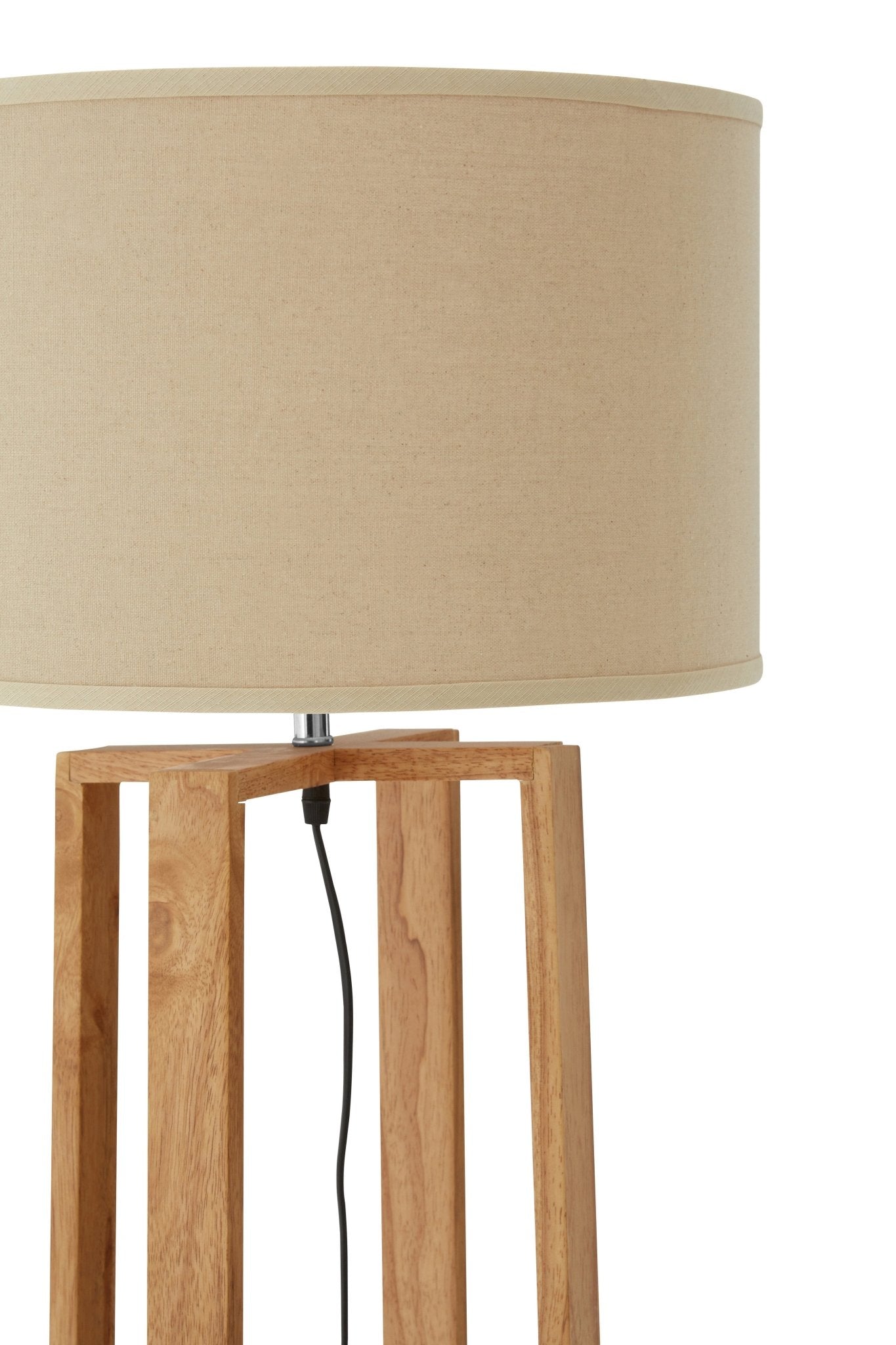 Hjordis Wooden Floor Lamp - Skandi London