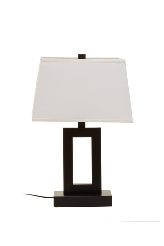 Ingrid Black and White Table Lamp - Skandi London