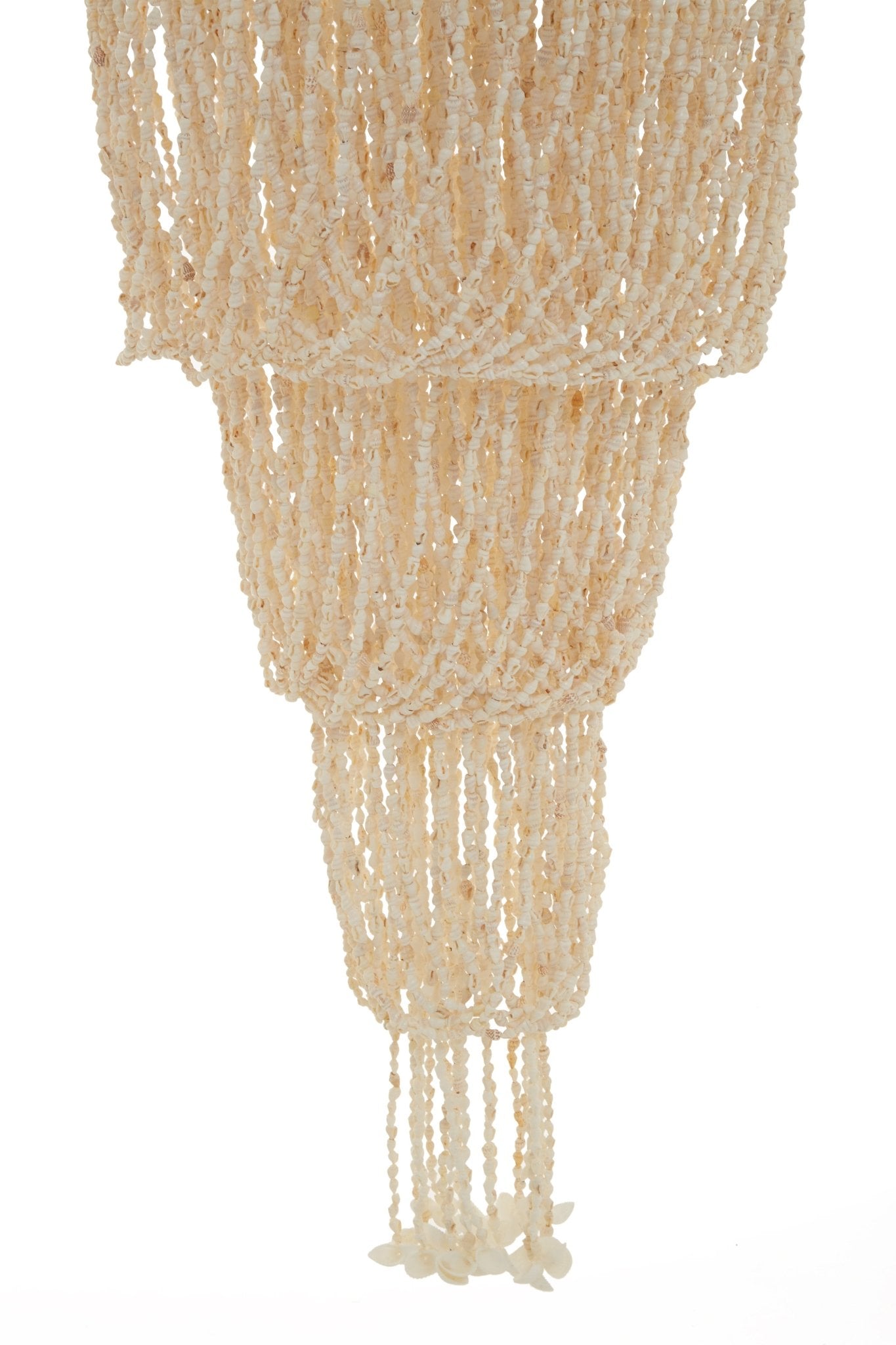 Linnea Natural White And Amber Pendant - Skandi London