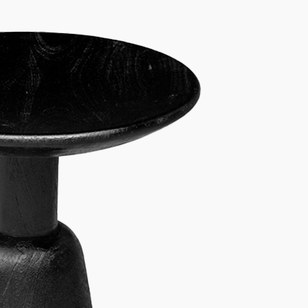 Greenwich Sculptural Wooden End Table - Skandi London