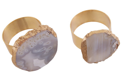 Agata Napkin Rings - Skandi London