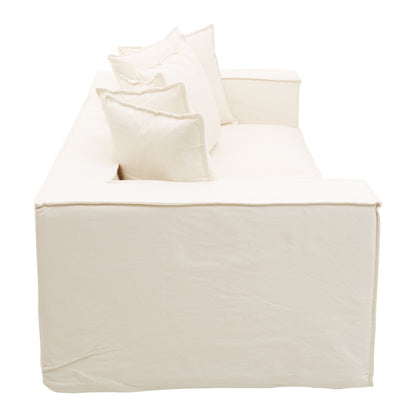 Juni 3 Seat Cream Sofa - Skandi London