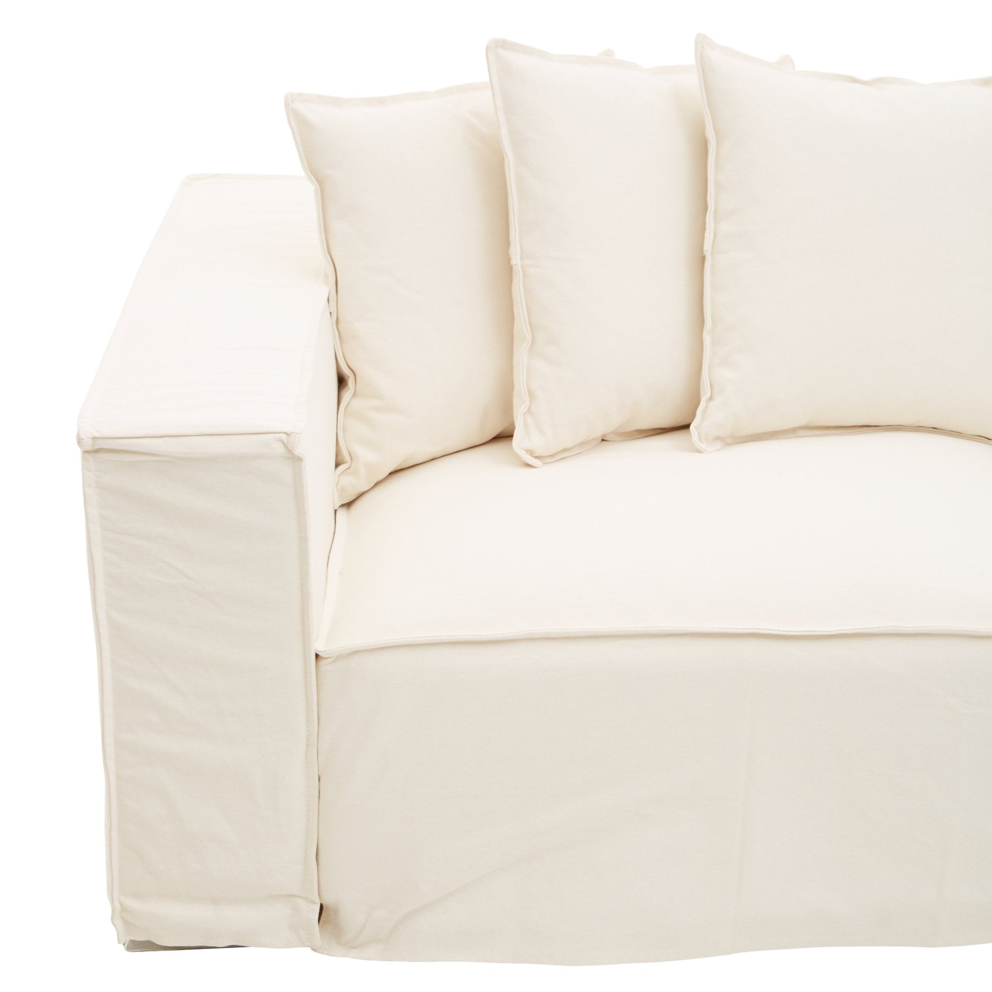 Juni 3 Seat Cream Sofa - Skandi London