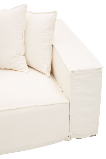 Juni 3 Seat Cream Sofa - Skandi London