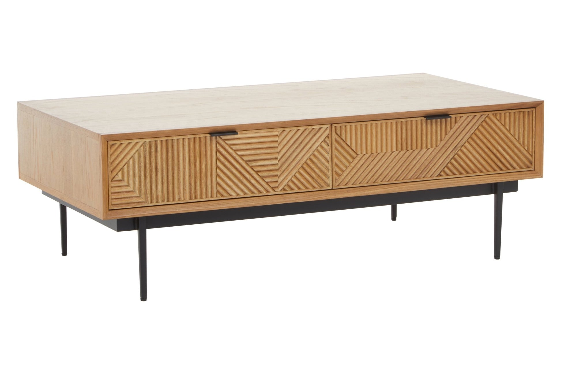 Gunnar Natural Finish Wooden Coffee Table - Skandi London