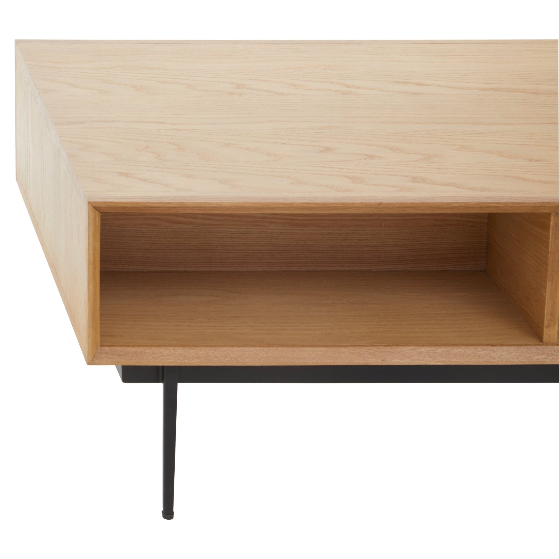Gunnar Natural Finish Wooden Coffee Table - Skandi London