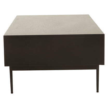 Gunnar Black Finish Wooden Coffee Table - Skandi London