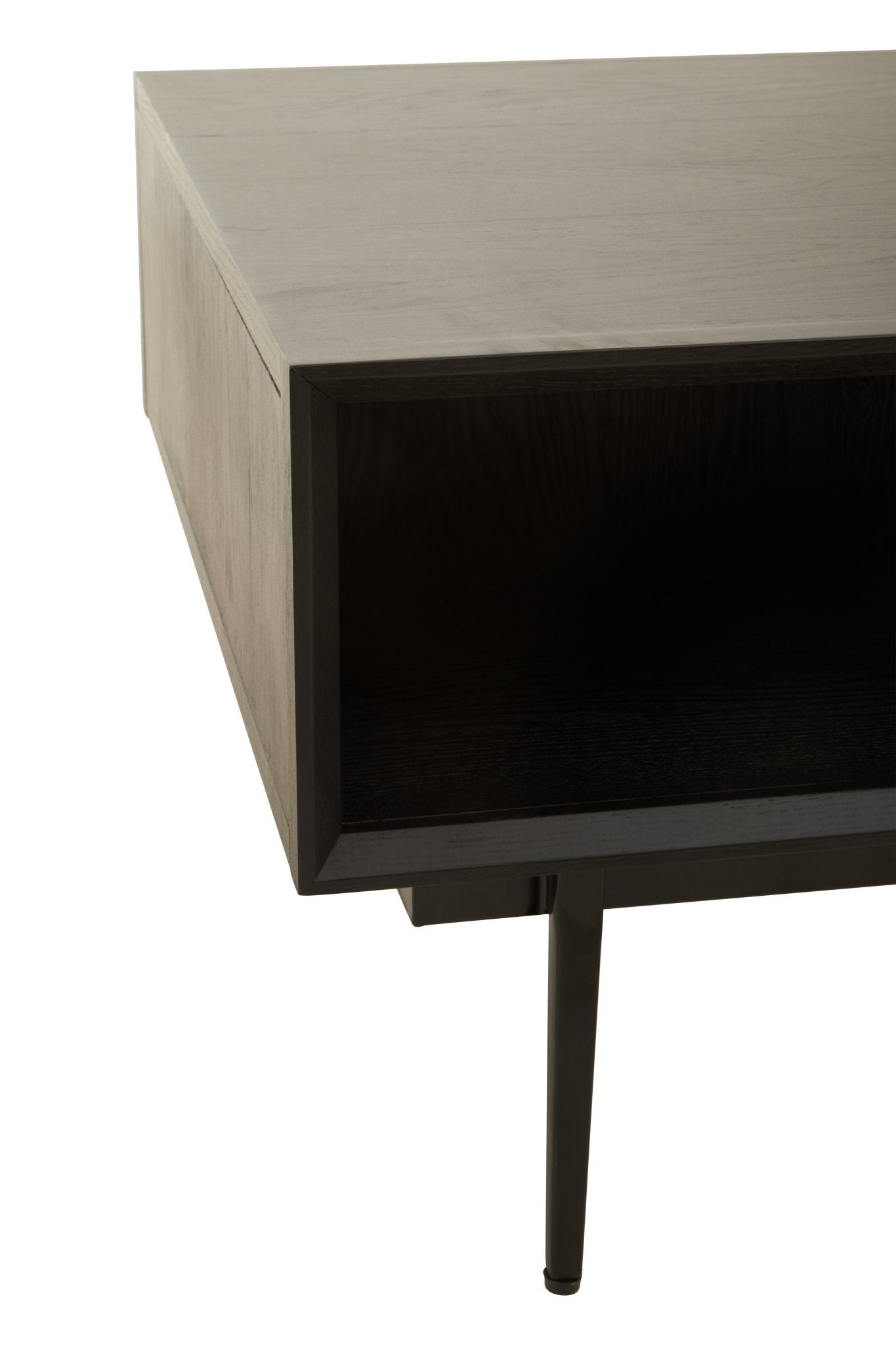 Gunnar Black Finish Wooden Coffee Table - Skandi London