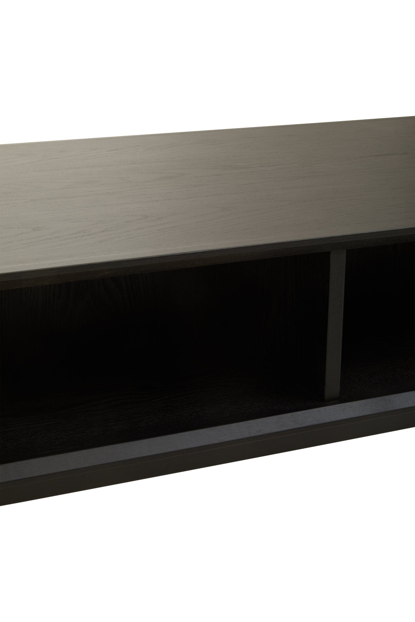Gunnar Black Finish Wooden Coffee Table - Skandi London