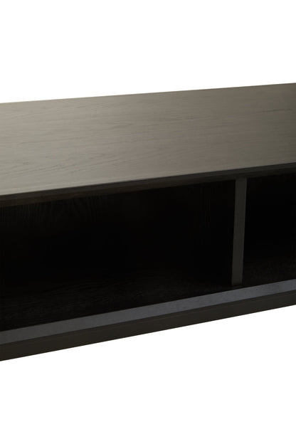 Gunnar Black Finish Wooden Coffee Table - Skandi London