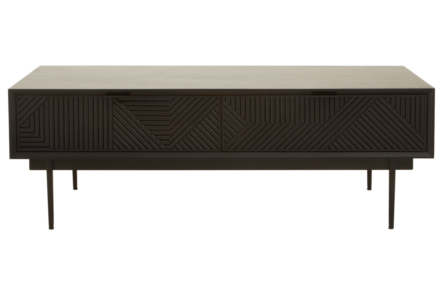 Gunnar Black Finish Wooden Coffee Table - Skandi London