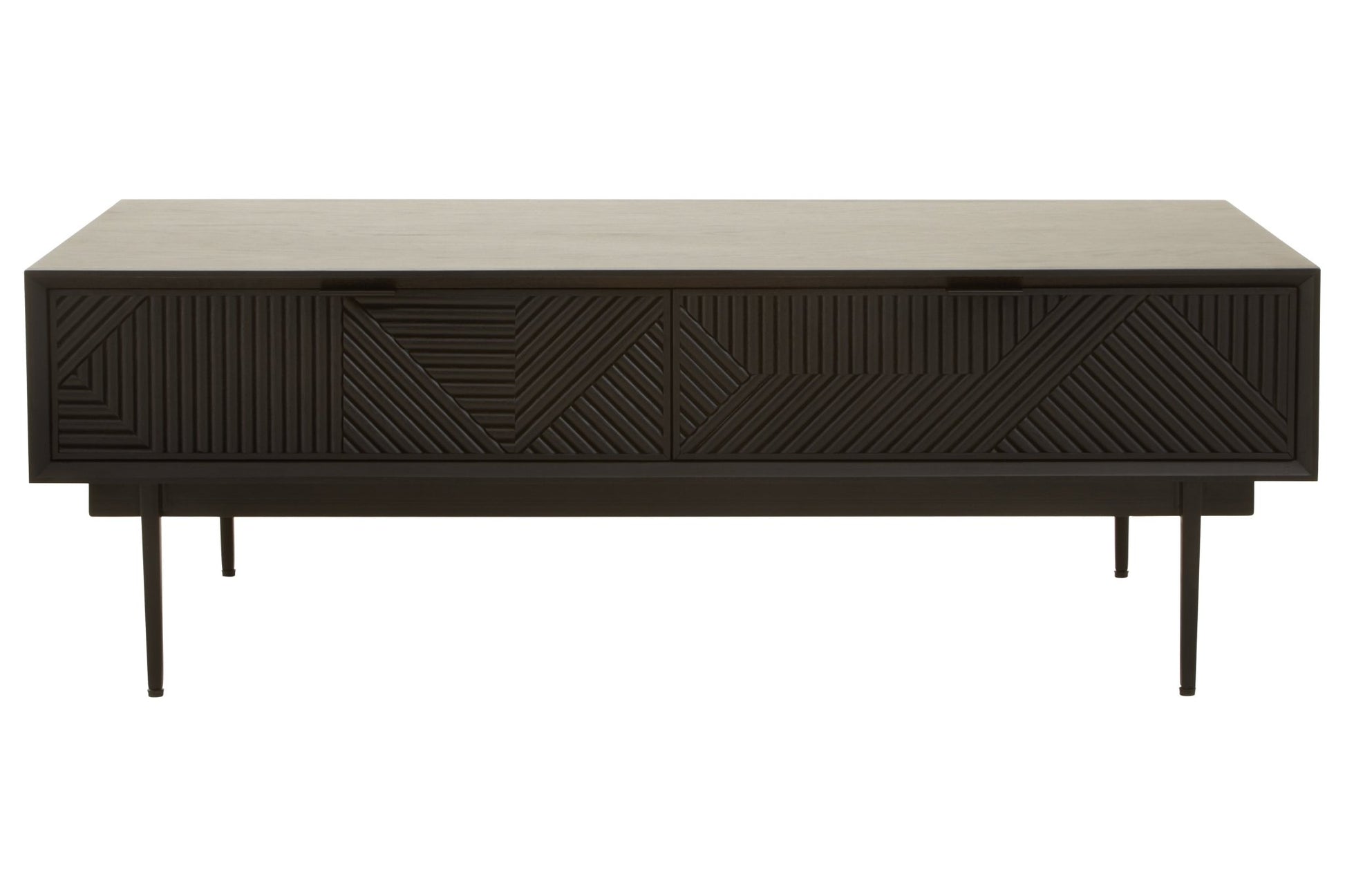 Gunnar Black Finish Wooden Coffee Table - Skandi London