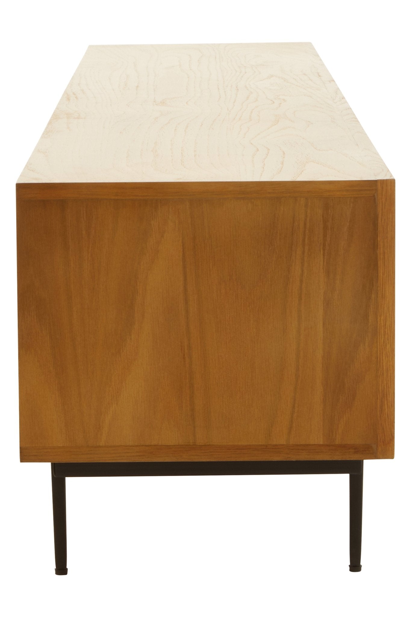 Gunnar Natural Finish Wooden Media Unit - Skandi London