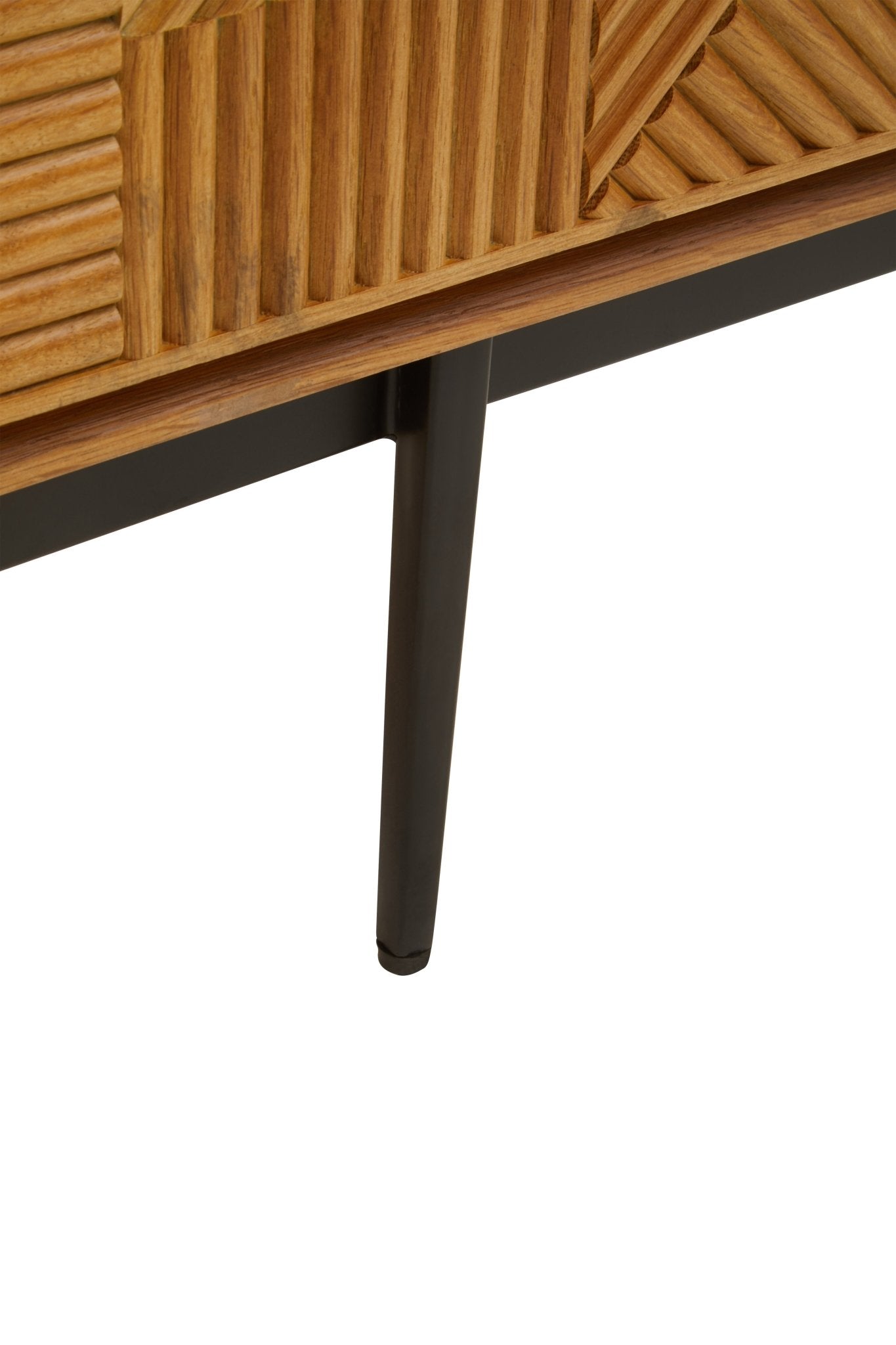 Gunnar Natural Finish Wooden Media Unit - Skandi London