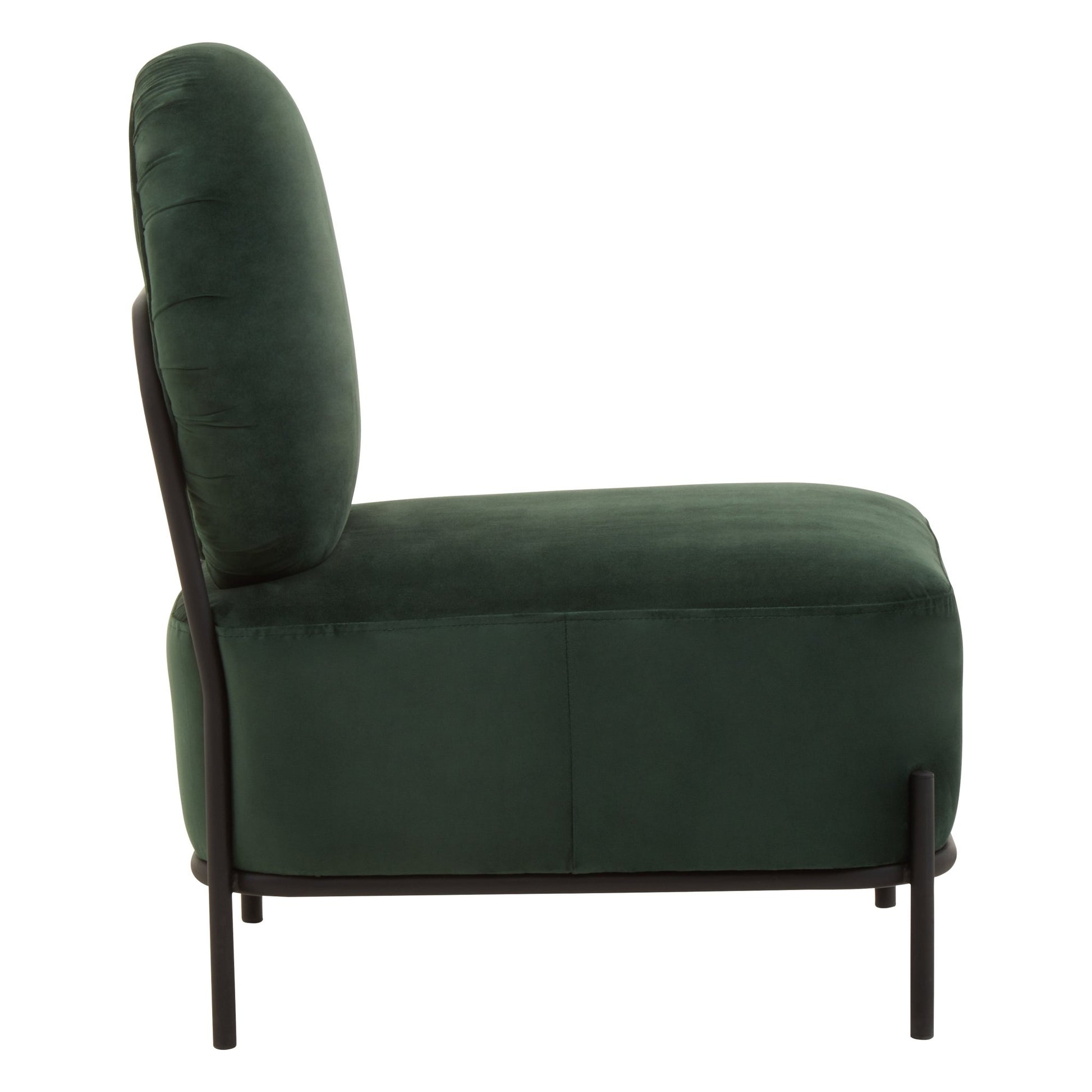 Folke Green Velvet Chair - Skandi London
