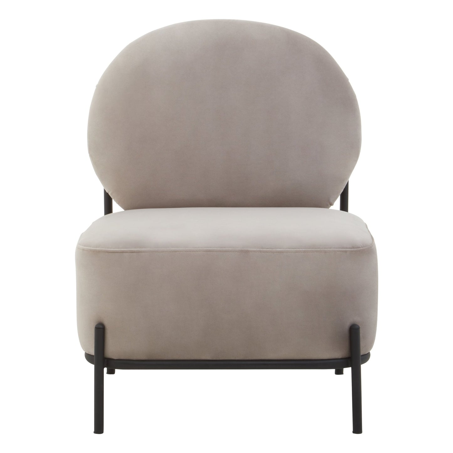 Folke Mink Velvet Chair - Skandi London