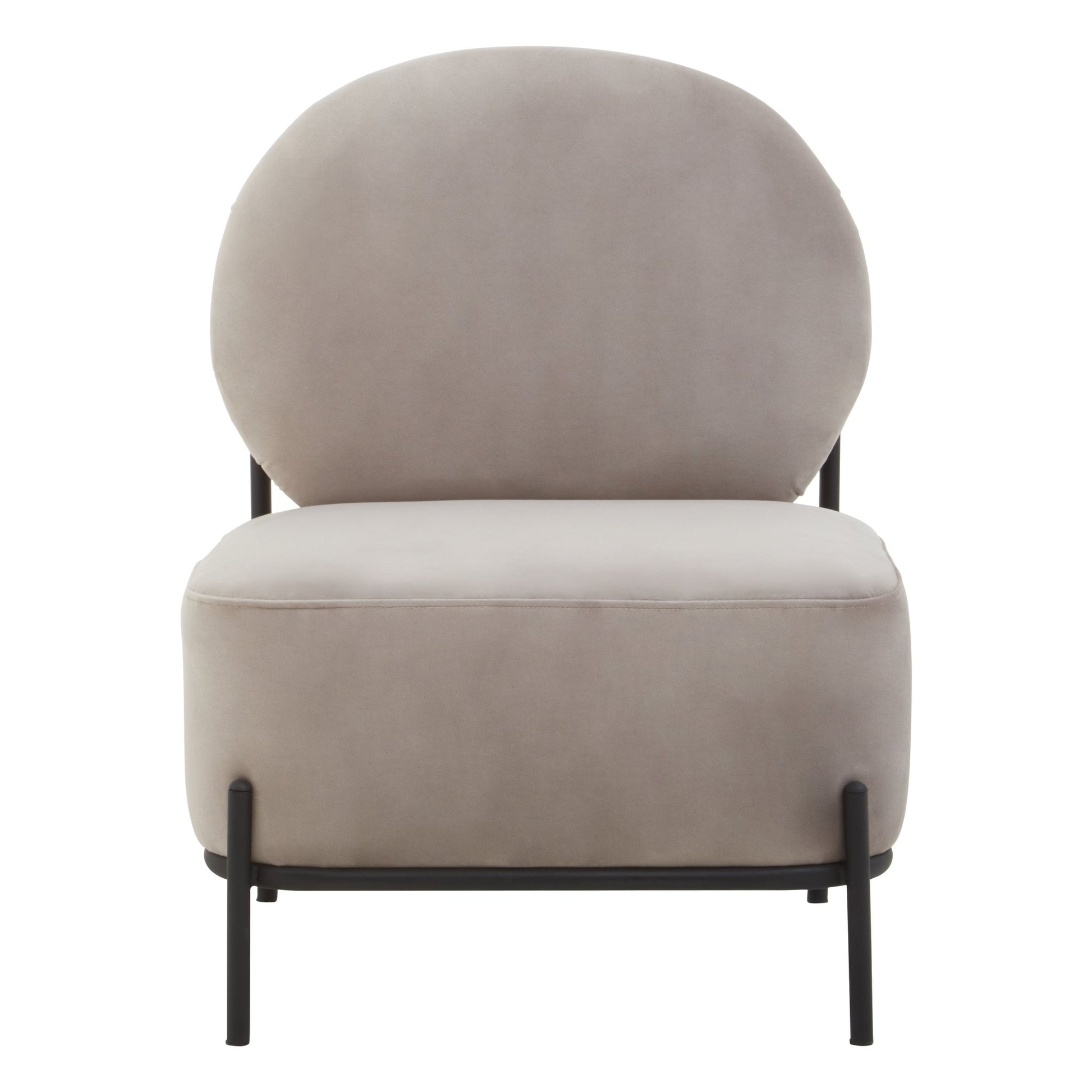 Folke Mink Velvet Chair - Skandi London
