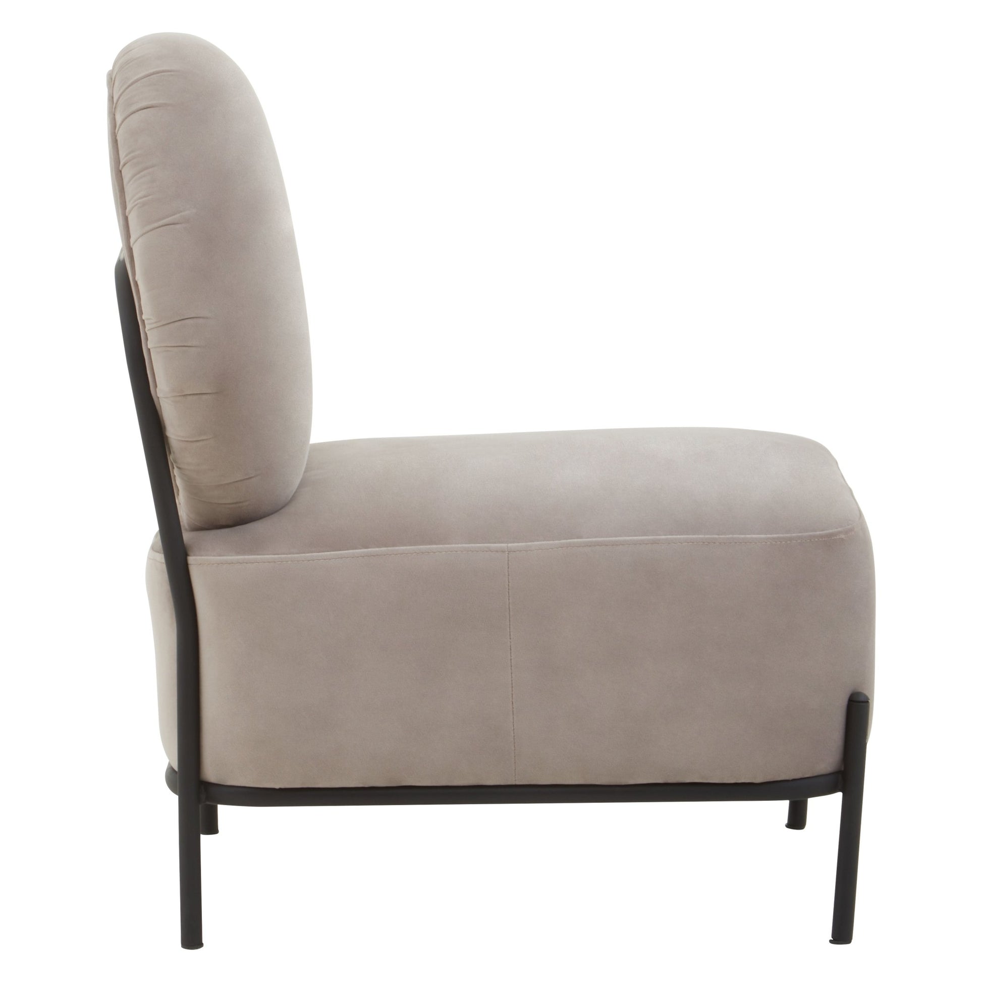 Folke Mink Velvet Chair - Skandi London