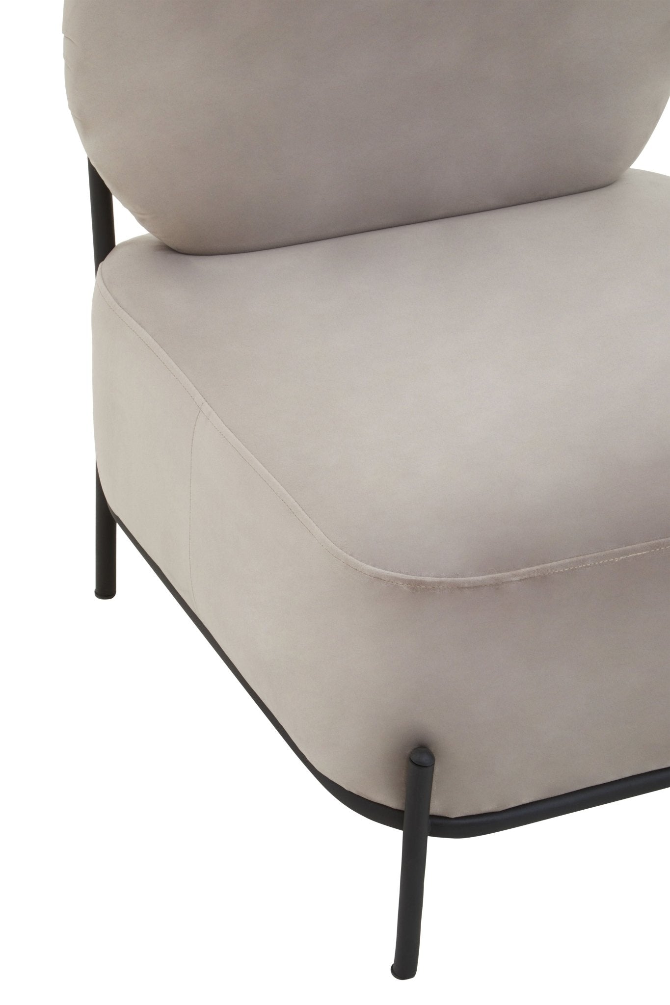 Folke Mink Velvet Chair - Skandi London