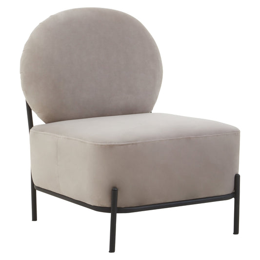 Folke Mink Velvet Chair - Skandi London
