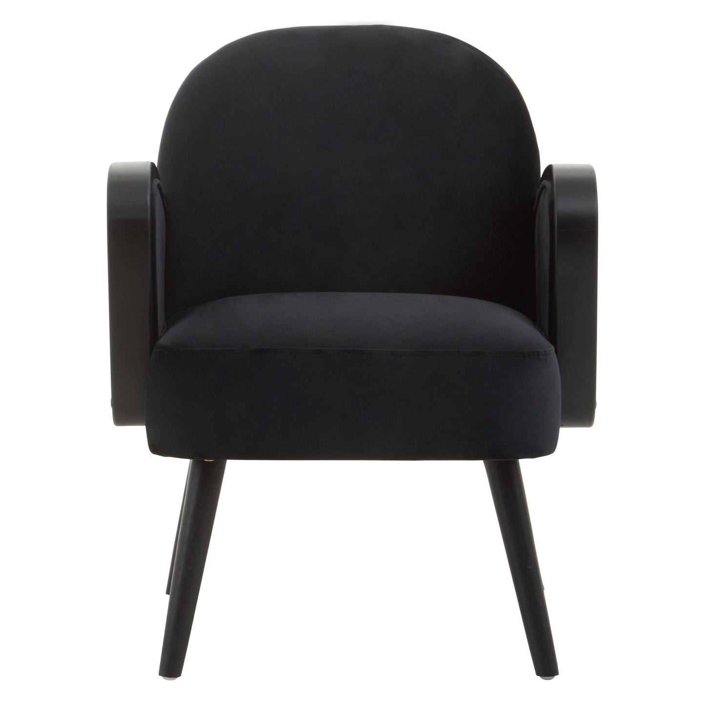 Erik Black Velvet Armchair - Skandi London