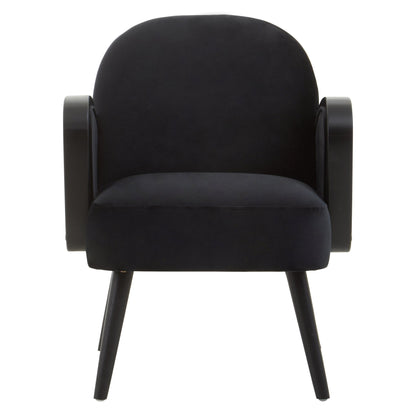Erik Black Velvet Armchair - Skandi London
