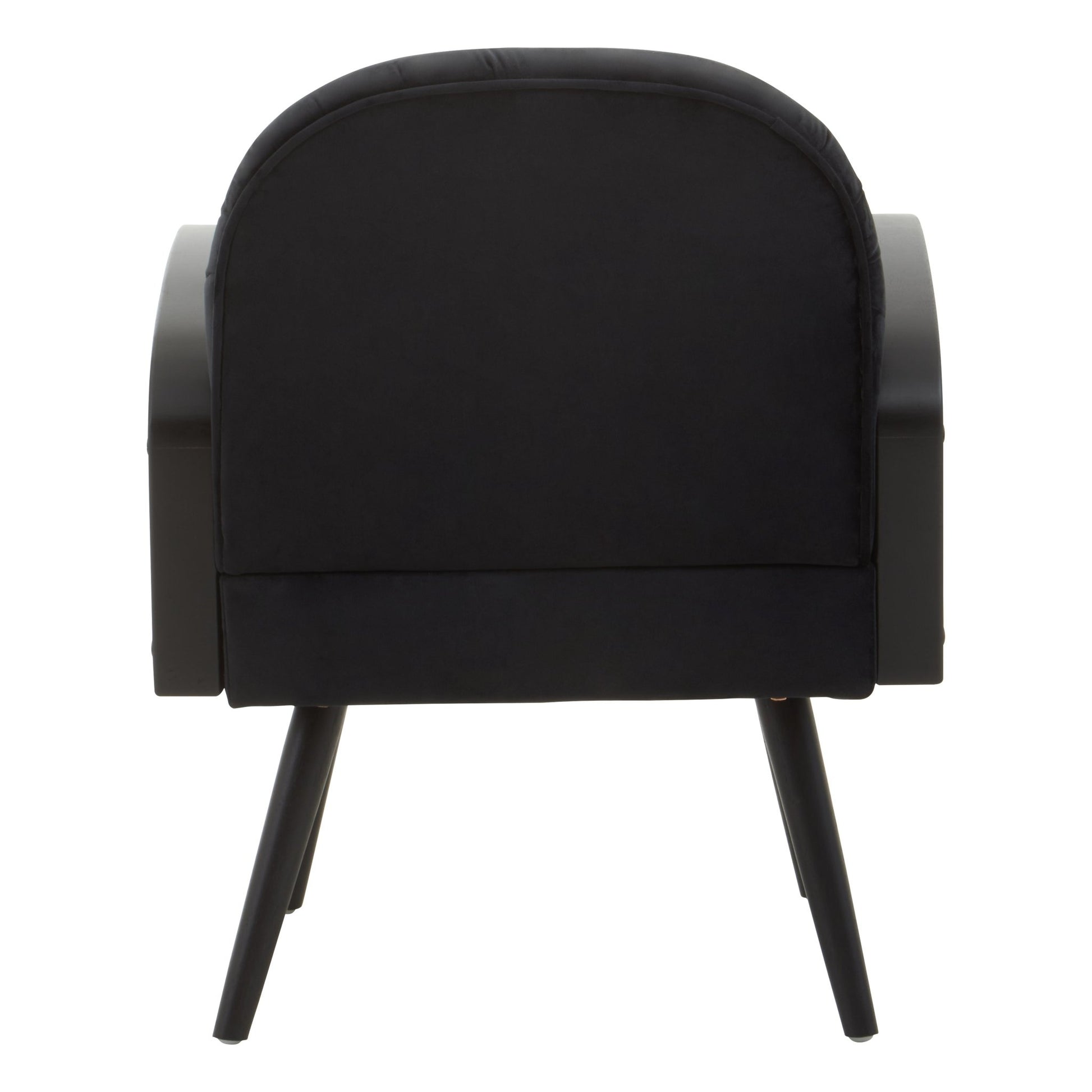 Erik Black Velvet Armchair - Skandi London