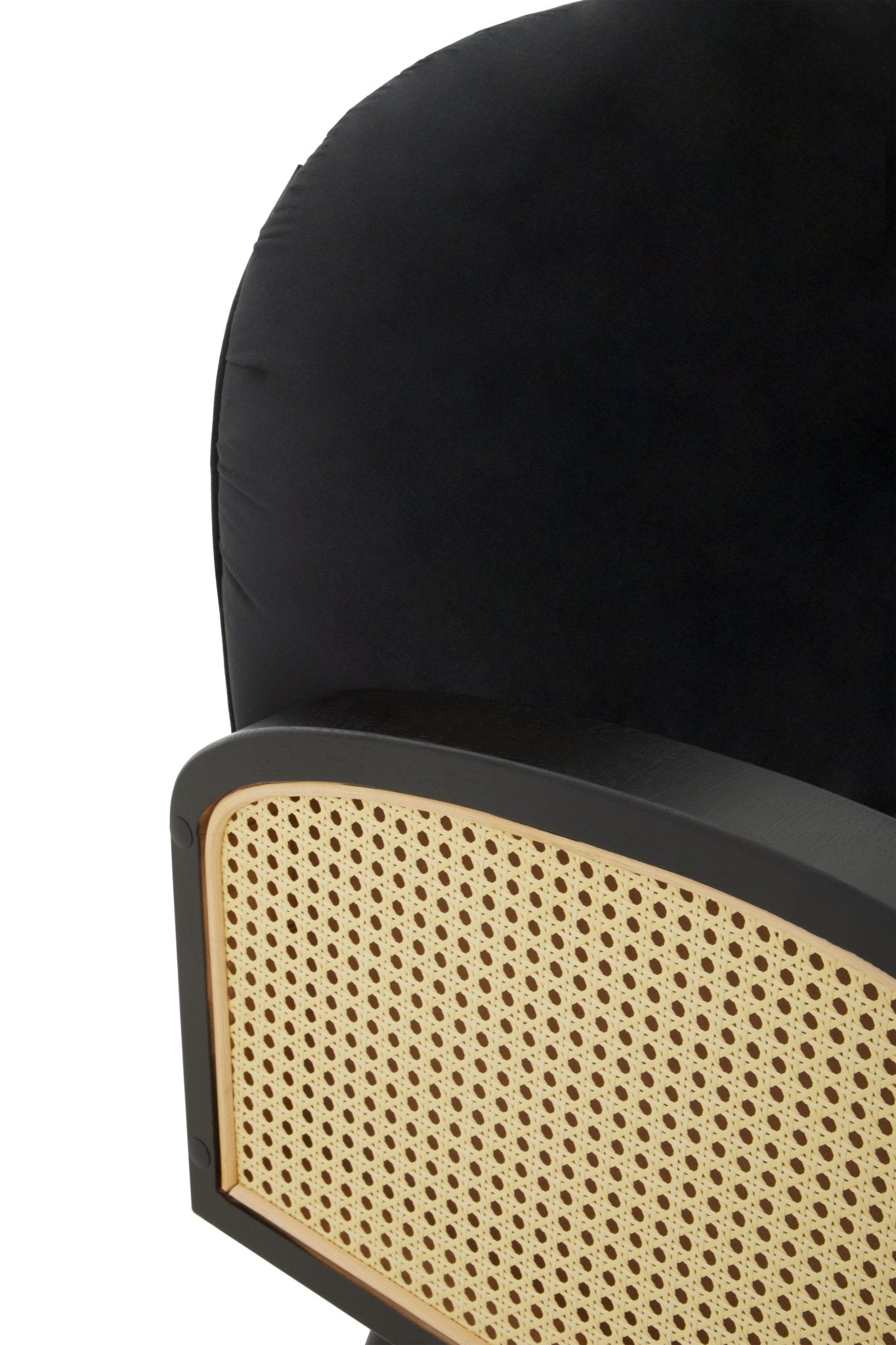 Erik Black Velvet Armchair - Skandi London