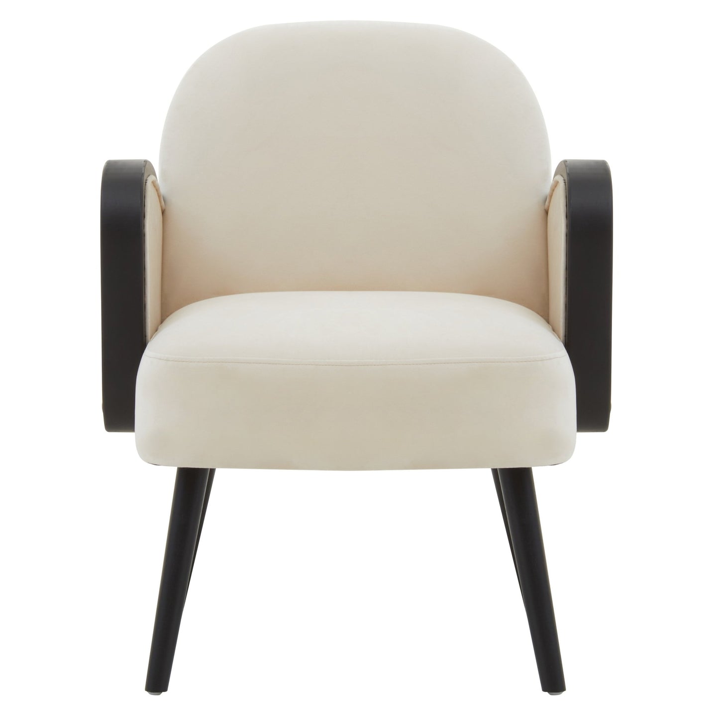 Erik Natural Velvet Armchair - Skandi London