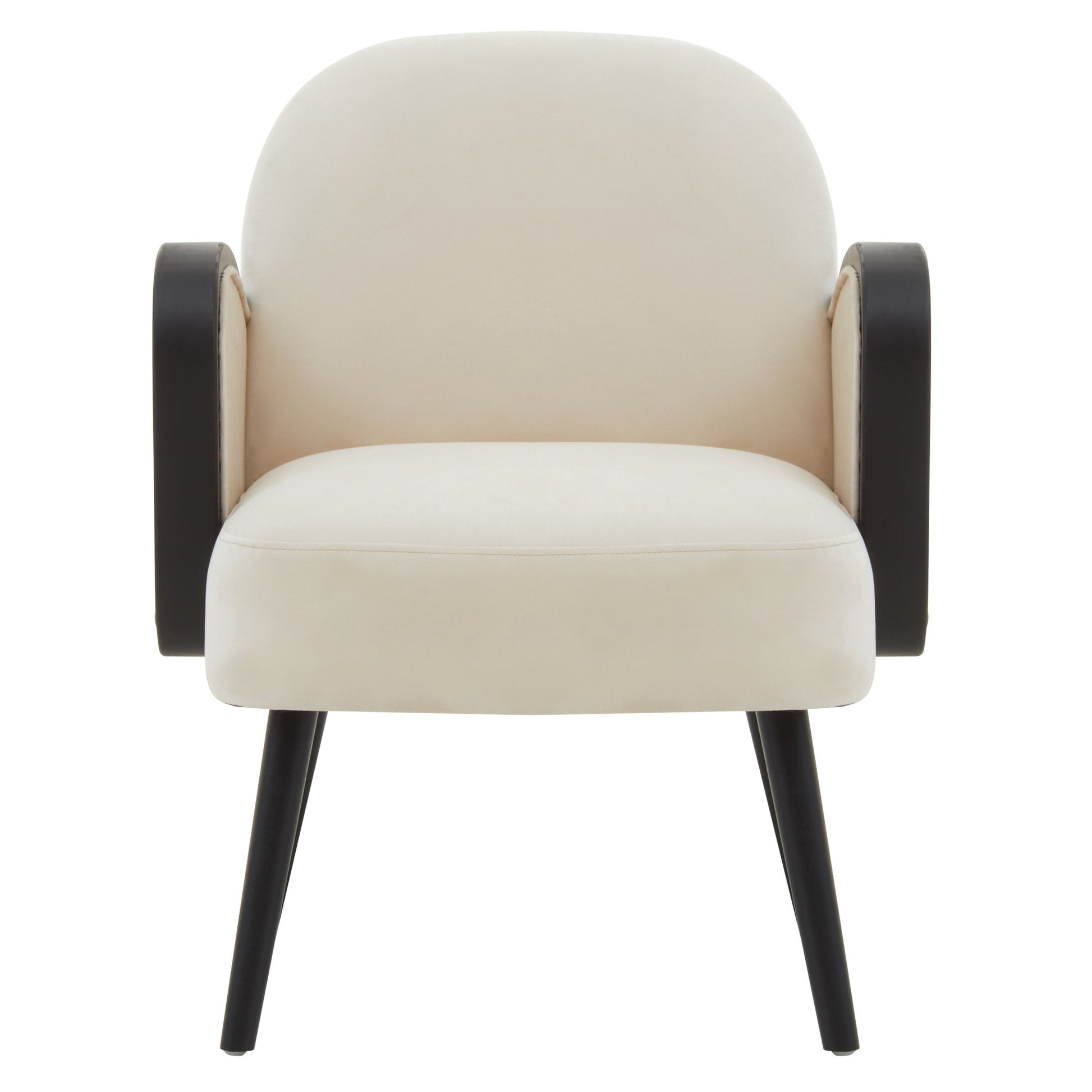 Erik Natural Velvet Armchair - Skandi London