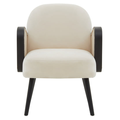 Erik Natural Velvet Armchair - Skandi London