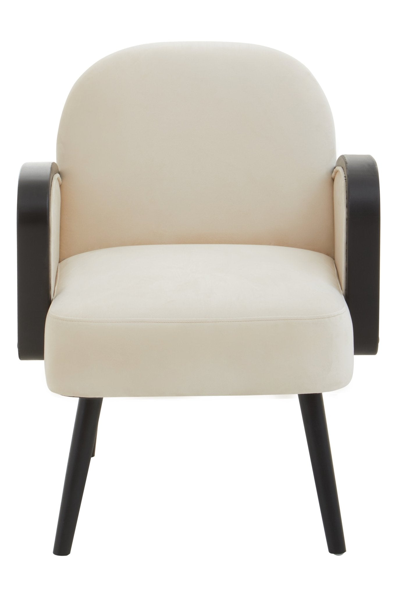 Erik Natural Velvet Armchair - Skandi London