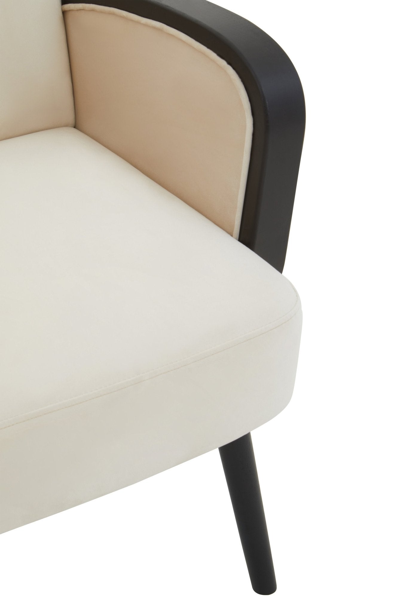 Erik Natural Velvet Armchair - Skandi London