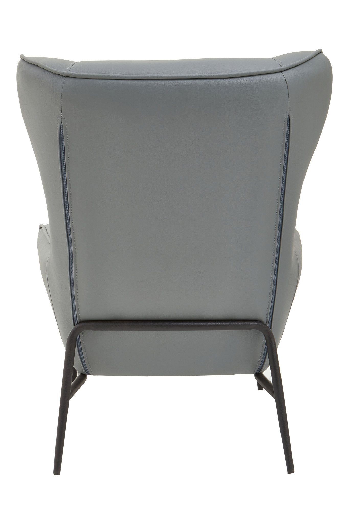 Halle Grey Armchair And Footstool - Skandi London