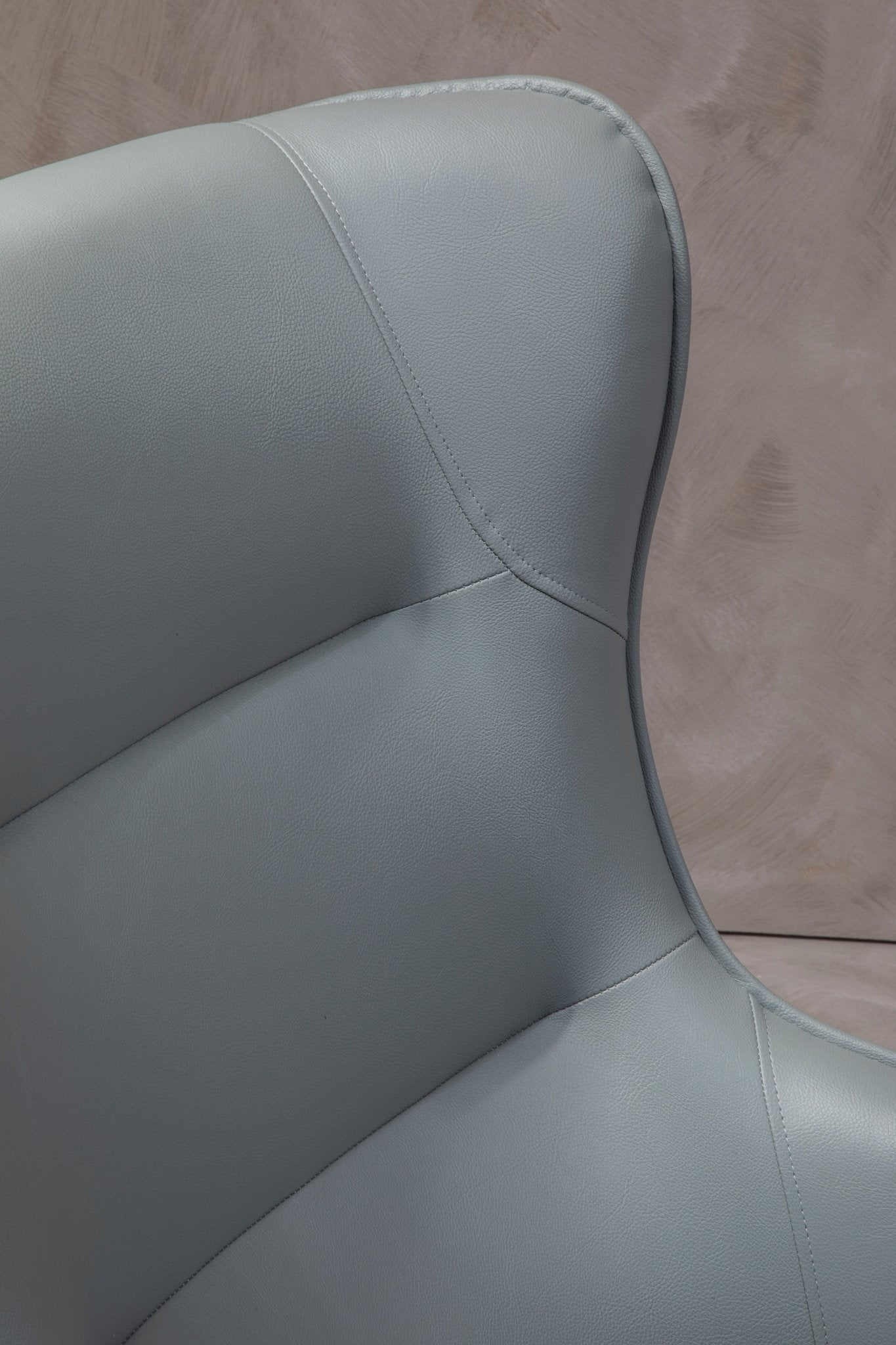Halle Grey Armchair And Footstool - Skandi London
