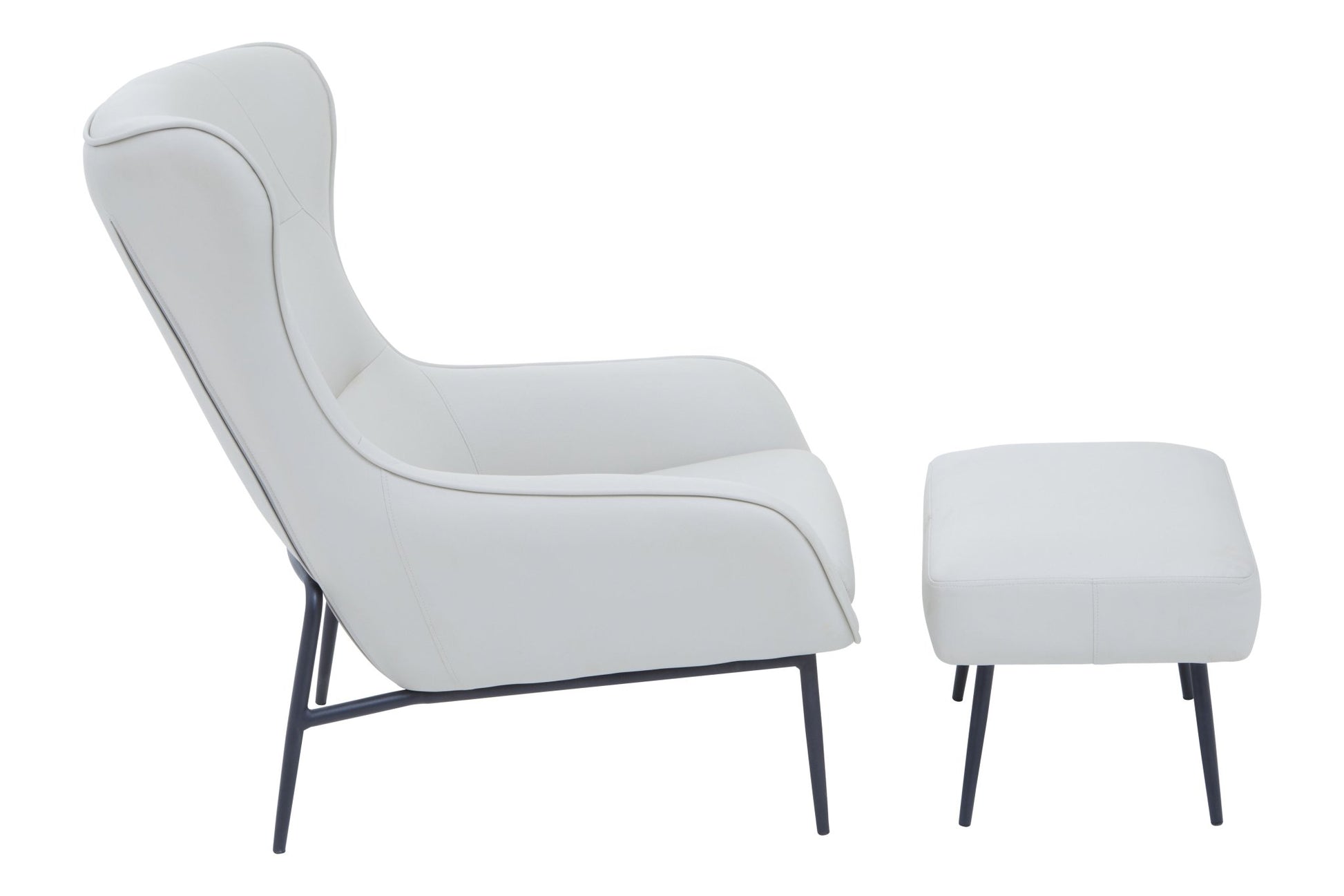 Halle Armchair And Footstool - Skandi London