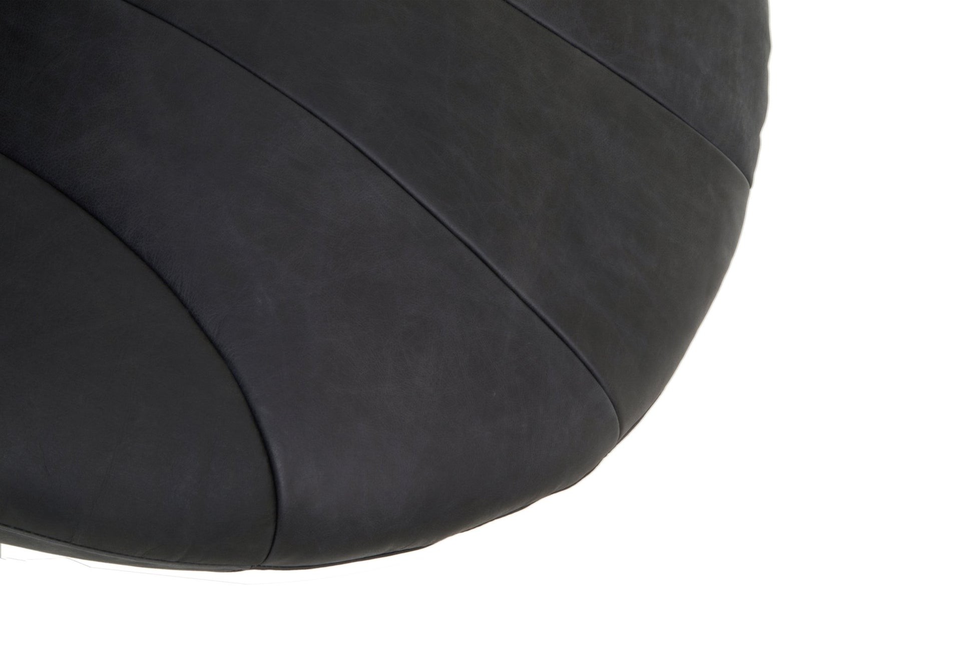 Garth Black Leather Chair - Skandi London