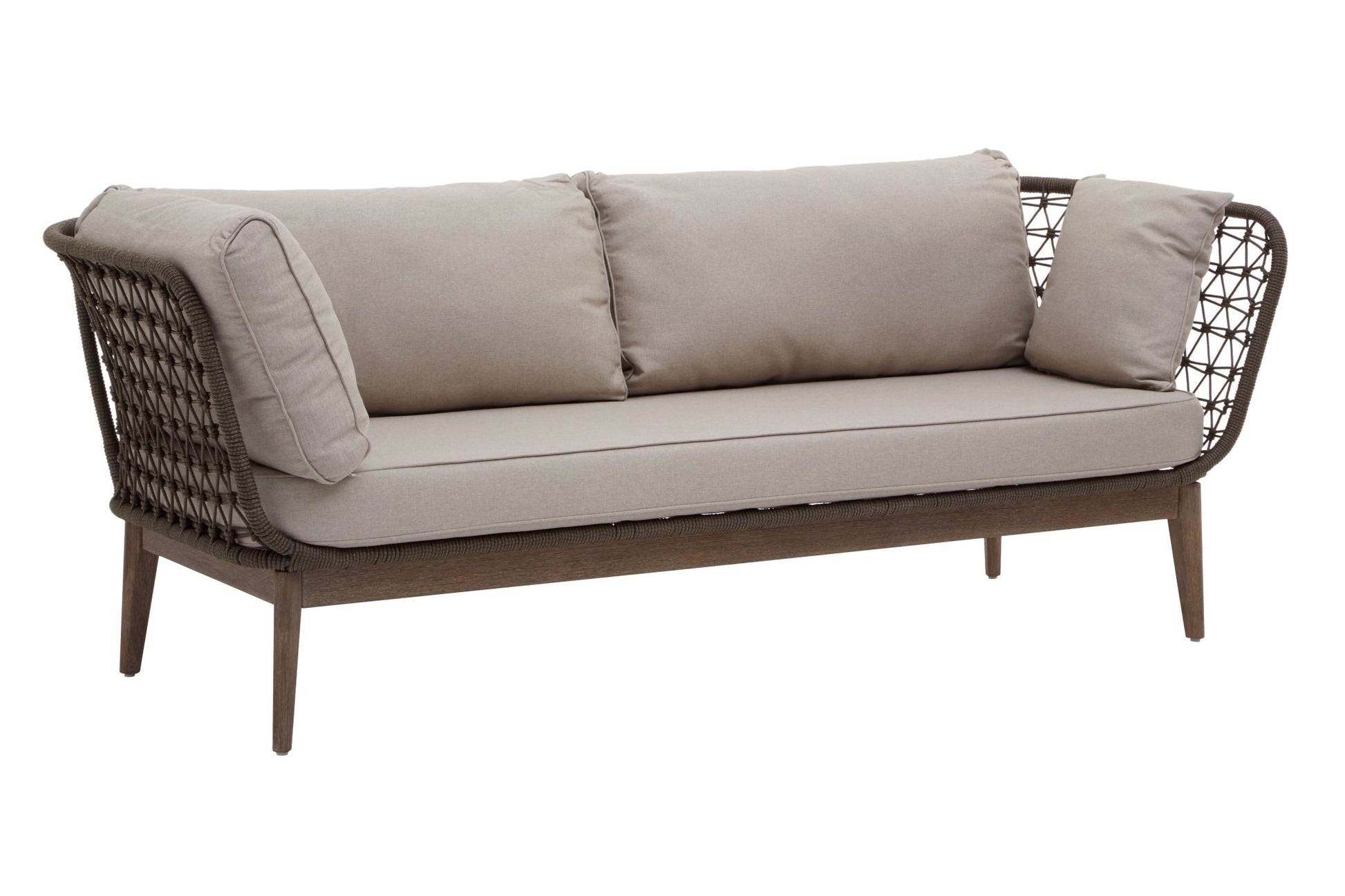 Kyran Three Seat Bronze and Charcoal Sofa - Skandi London