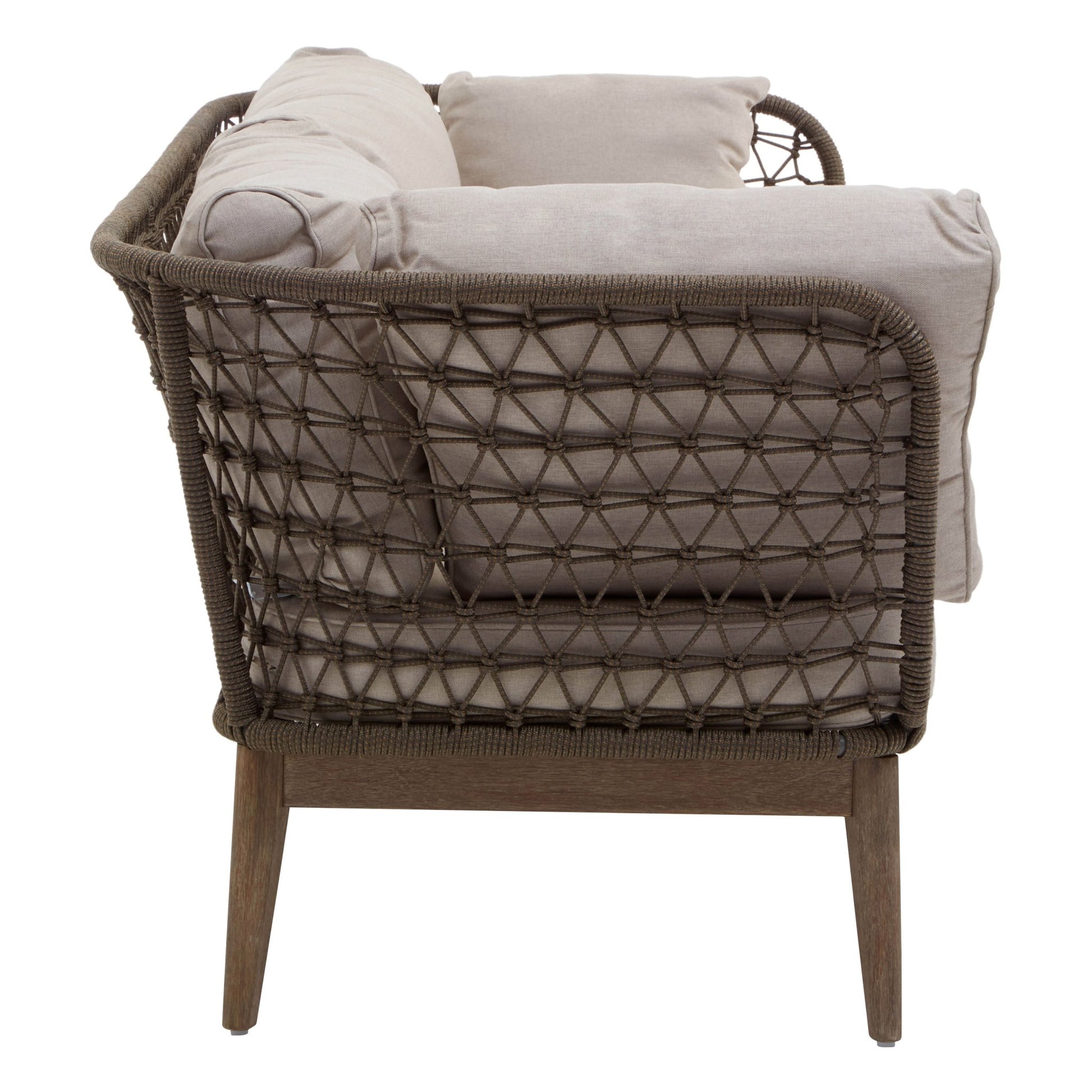 Kyran Three Seat Bronze and Charcoal Sofa - Skandi London