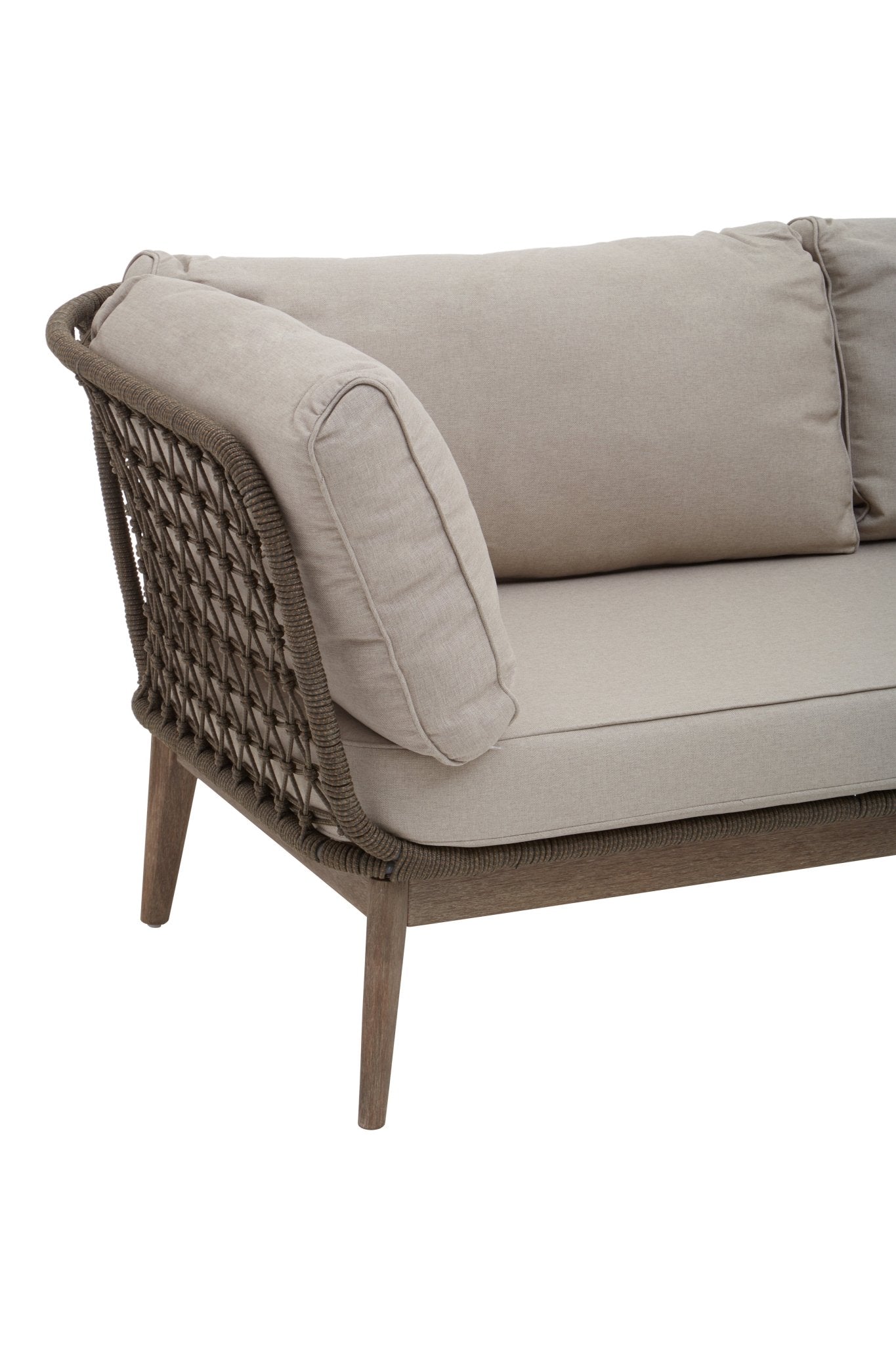 Kyran Three Seat Bronze and Charcoal Sofa - Skandi London