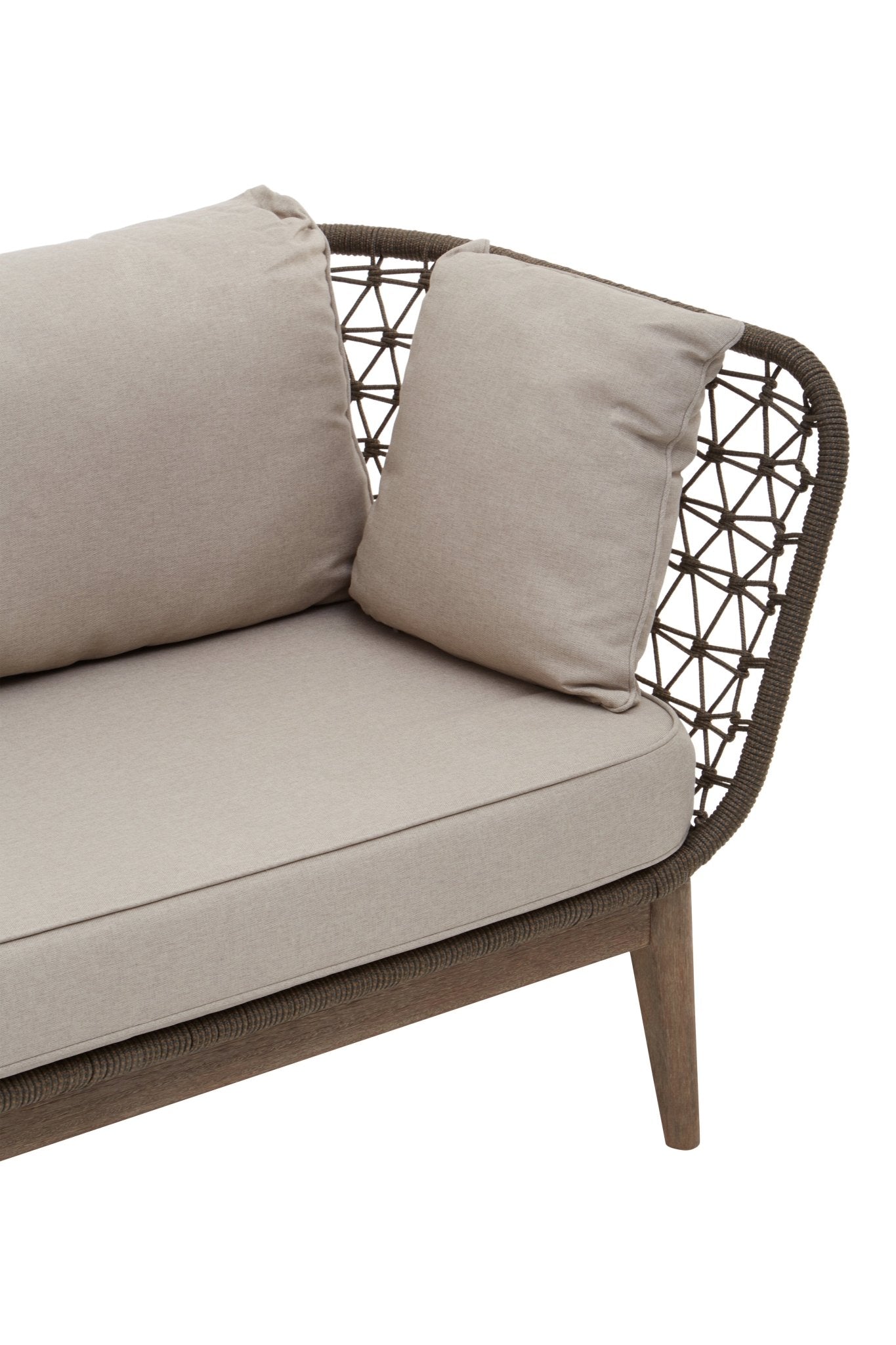 Kyran Three Seat Bronze and Charcoal Sofa - Skandi London