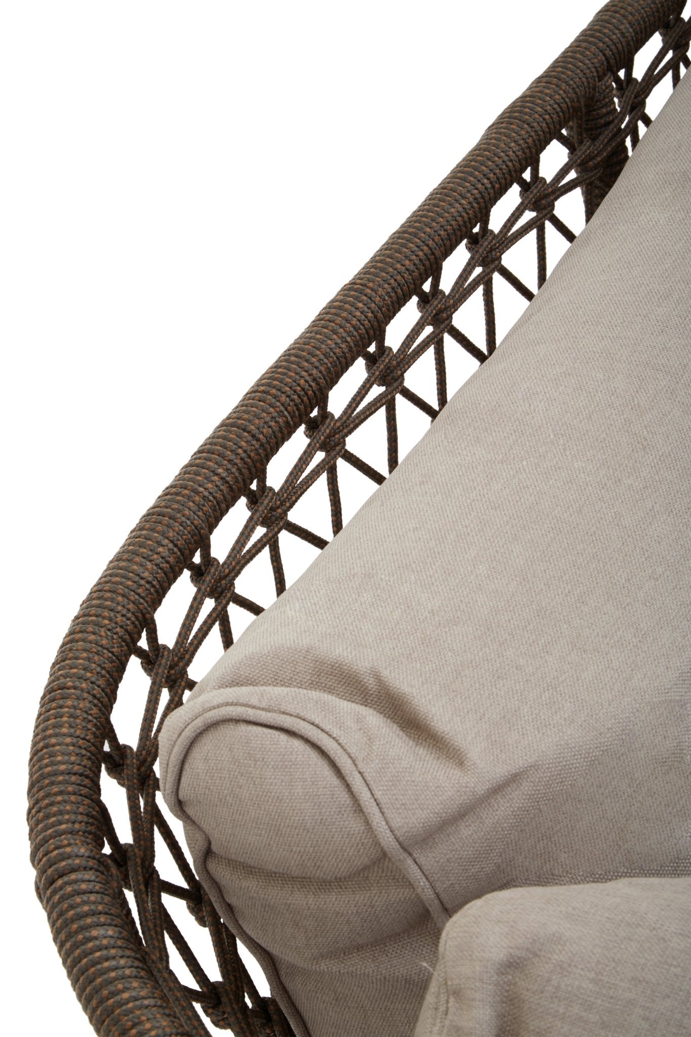 Kyran Three Seat Bronze and Charcoal Sofa - Skandi London