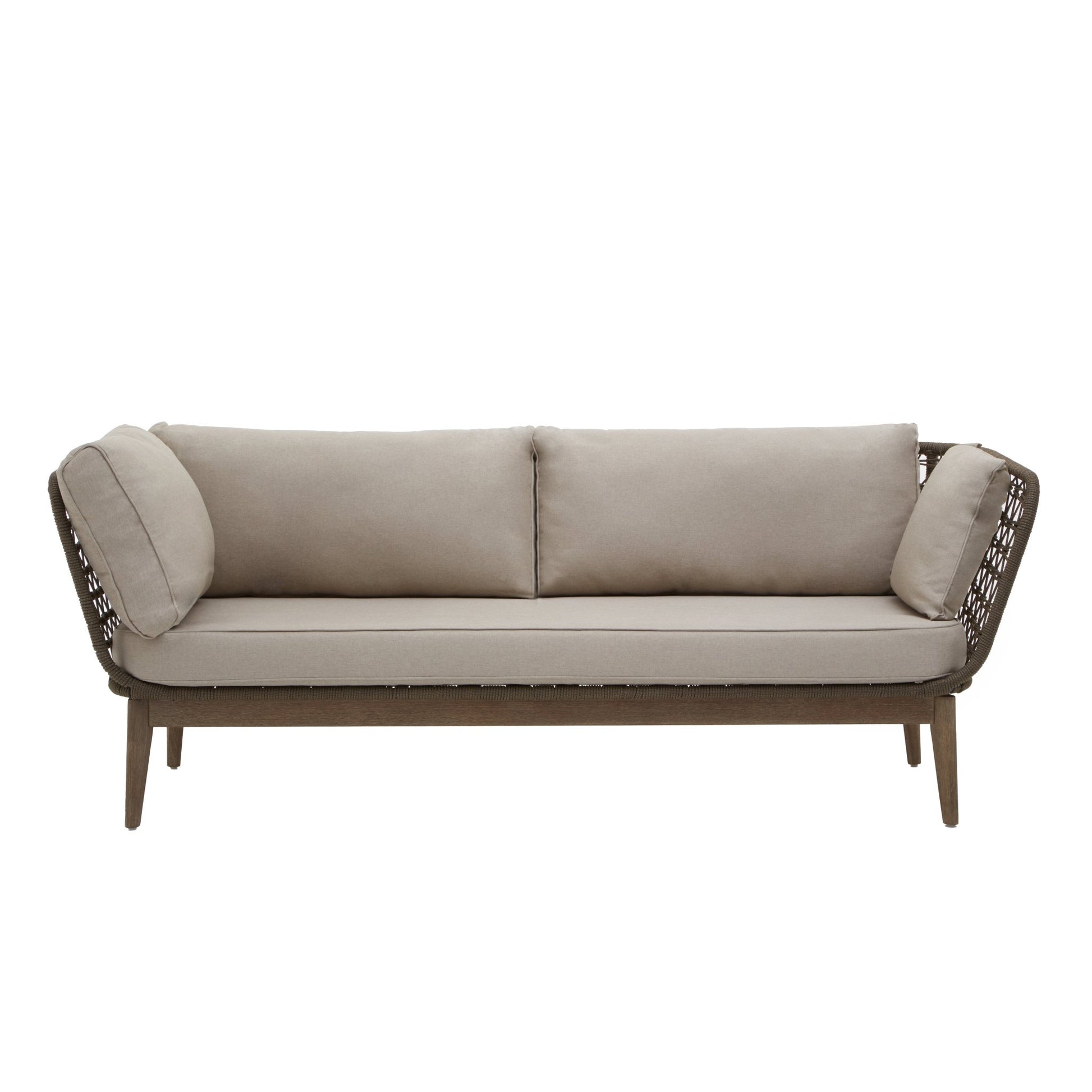 Kyran Three Seat Bronze and Charcoal Sofa - Skandi London