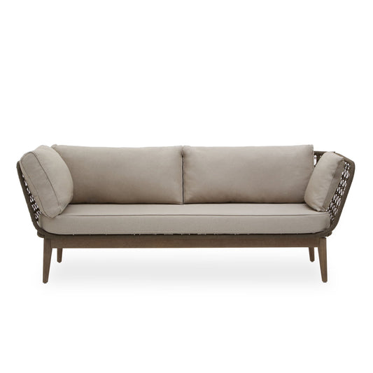 Kyran Three Seat Bronze and Charcoal Sofa - Skandi London