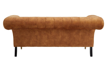 Olsen Two Seat Gold Velvet Sofa - Skandi London