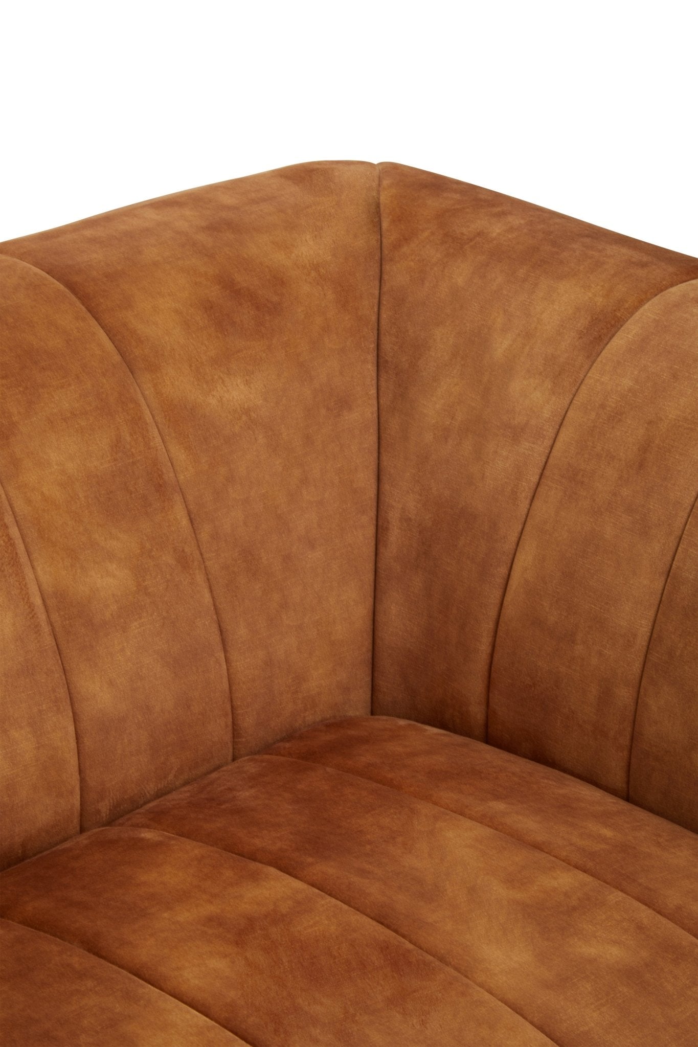Olsen Two Seat Gold Velvet Sofa - Skandi London