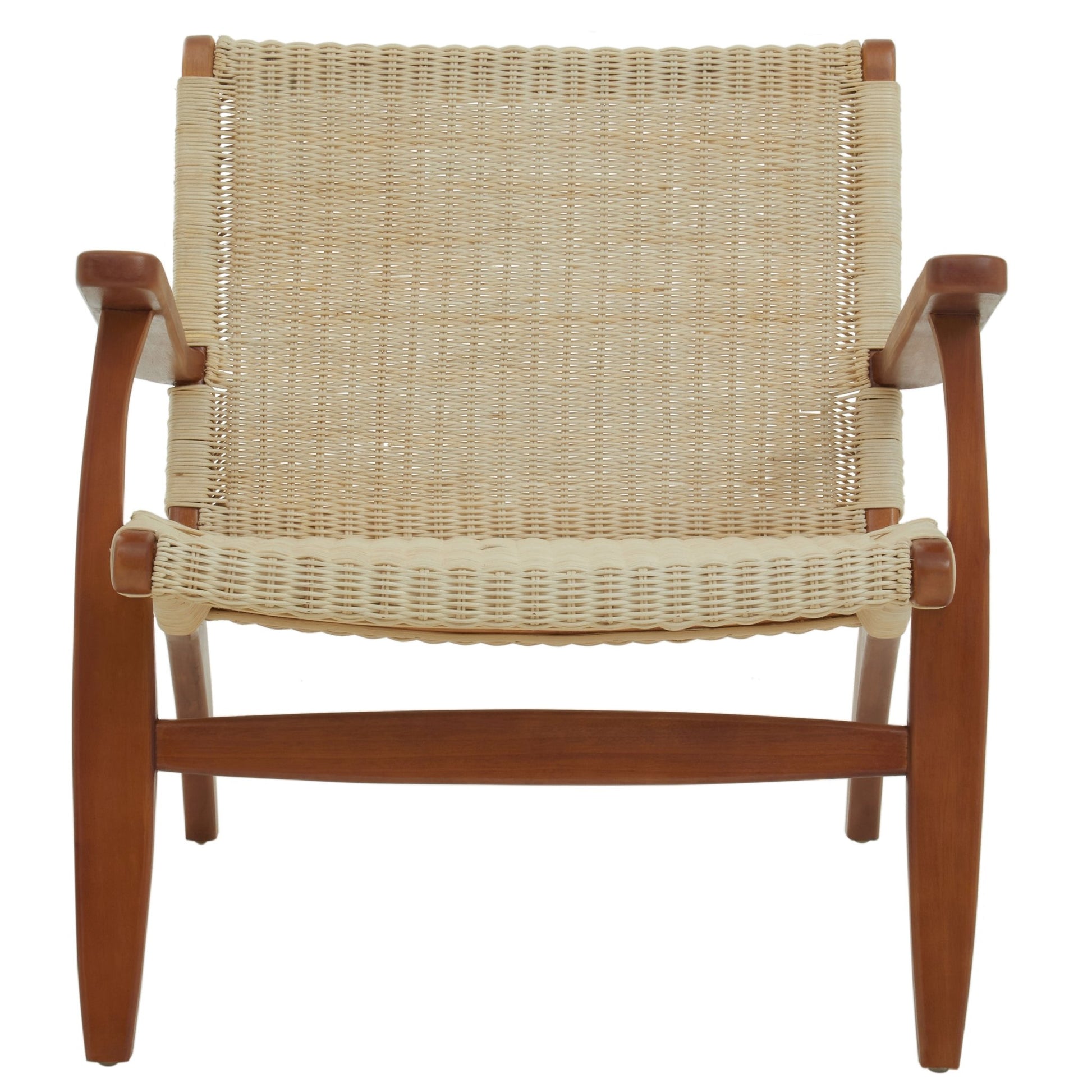 Gunner Woven Chair In Natural Rattan - Skandi London