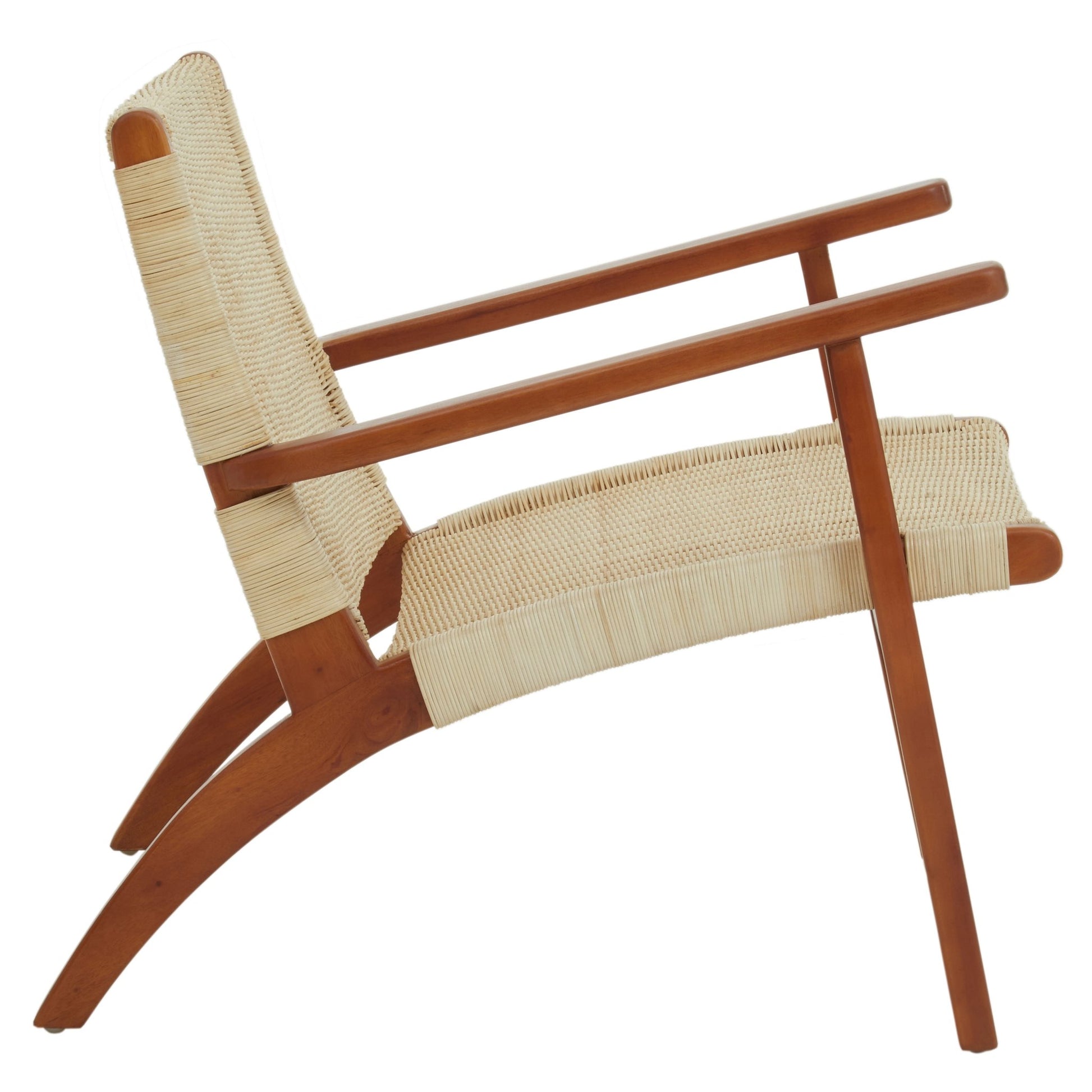 Gunner Woven Chair In Natural Rattan - Skandi London