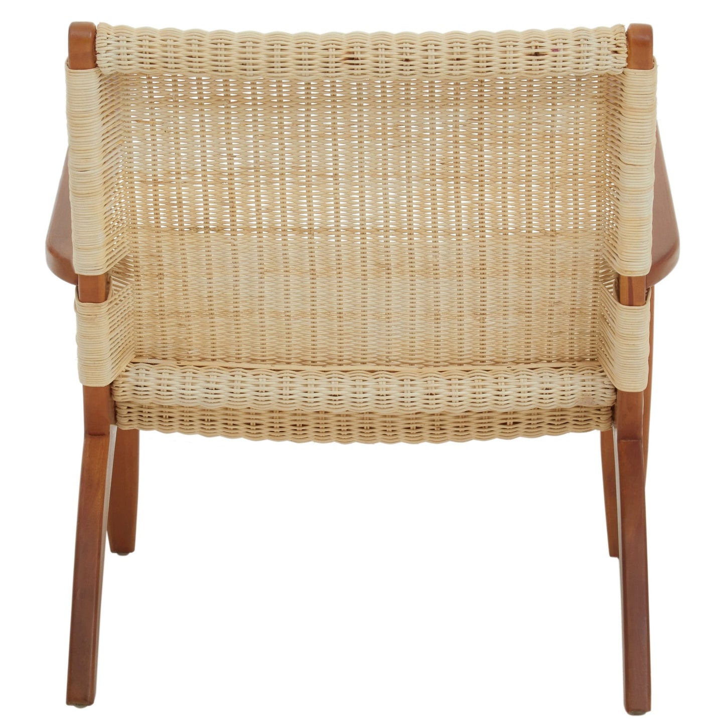 Gunner Woven Chair In Natural Rattan - Skandi London
